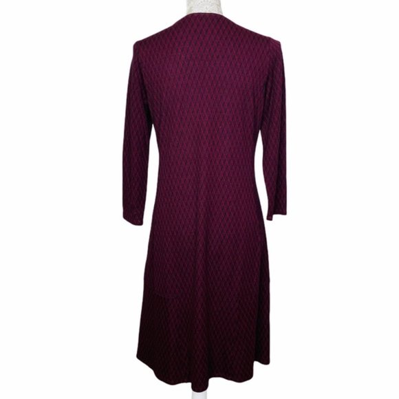 J.JILL Ponte Knit Dress fit & flare Dress PS 1477 - Picture 3 of 8